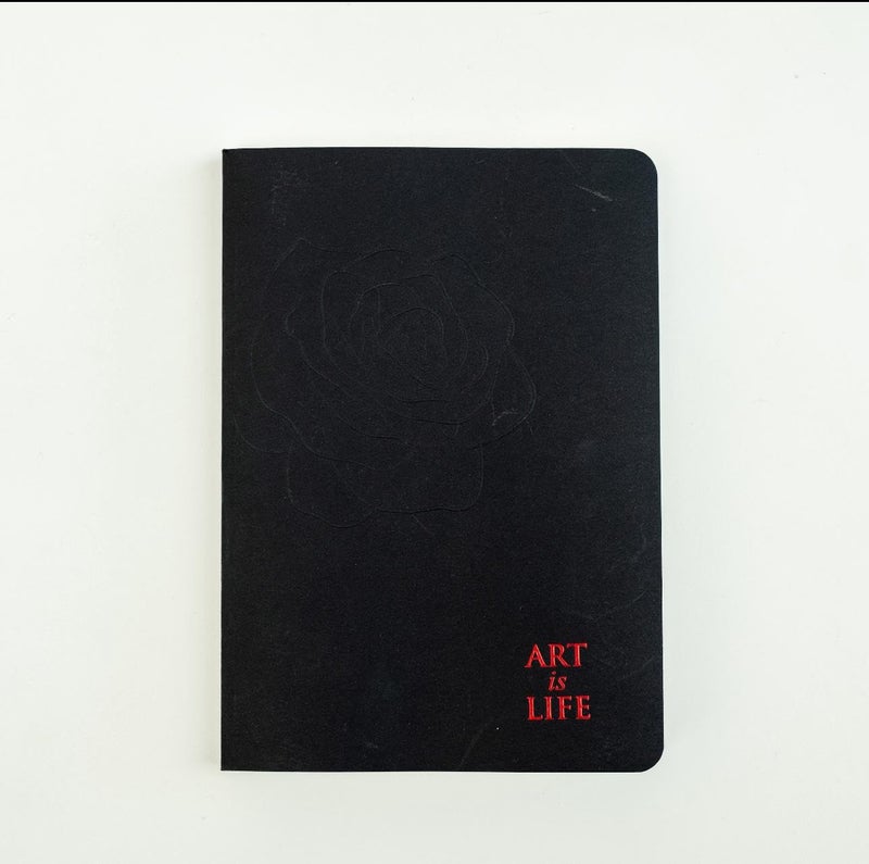 Generic ART IS LIFE Dot Grid Journal Artdesirebynikita A5 Size Dotted Paper Ling Binding Paper Type Maplitho Paper  - Image 3