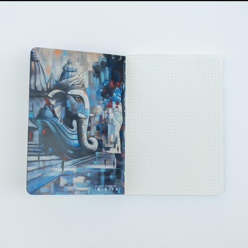 Generic ART IS LIFE Dot Grid Journal Artdesirebynikita A5 Size Dotted Paper Ling Binding Paper Type Maplitho Paper  - Image 4