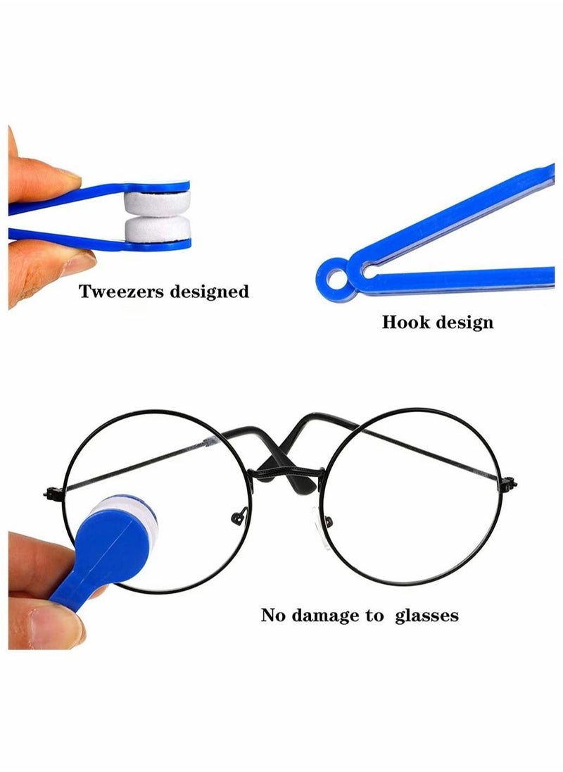 كابتن تيك - 5 Pieces Glasses Cleaner Brush, Mini Sun Glasses Eyeglass Microfiber Spectacles Cleaner Soft Brush Cleaning Tool - Image 1
