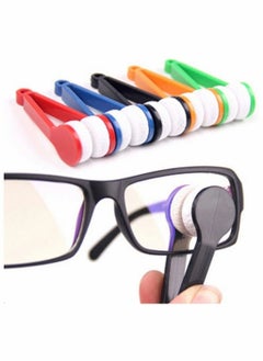 كابتن تيك 5 Pieces Glasses Cleaner Brush, Mini Sun Glasses Eyeglass Microfiber Spectacles Cleaner Soft Brush Cleaning Tool  - Image 1