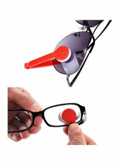 كابتن تيك 5 Pieces Glasses Cleaner Brush, Mini Sun Glasses Eyeglass Microfiber Spectacles Cleaner Soft Brush Cleaning Tool  - Image 4
