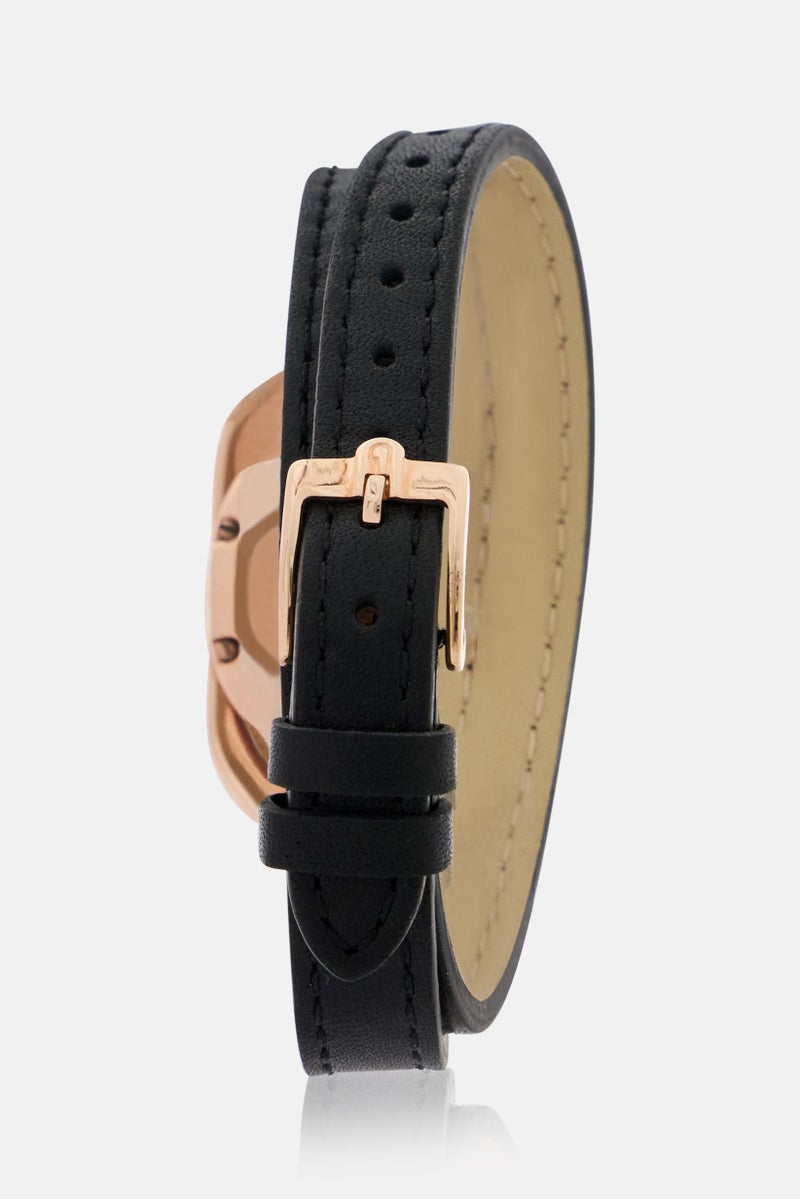 Furla Women WW00009002L3 Leather Analog Watch 24 mm, Black  - Image 5