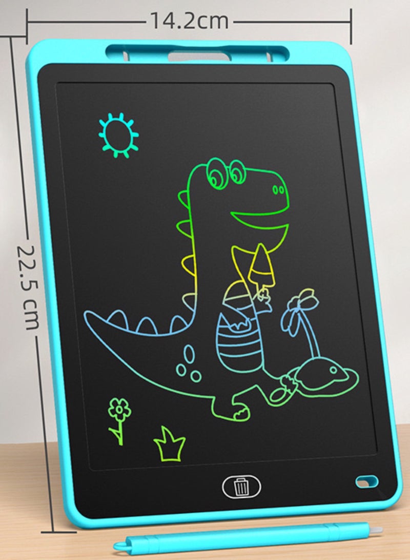 【Blue】8.5-inch LCD writing board, electronic drawing writing board, erasable graffiti board, graffiti board toy suitable for children and adults' learning and education, suitable as a gift for children - Image 1