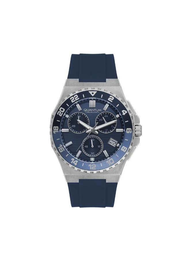 Quantum Men's Silicone Analog Watch PWG1147.390 - 43.5 mm