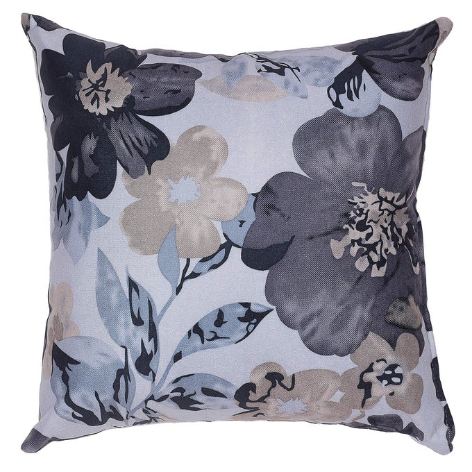 OPPY DECORATIVE SOFT VELVET SQUARE ACCENT THROW PILLOW WITH INSERT 16 X 16 BLUE