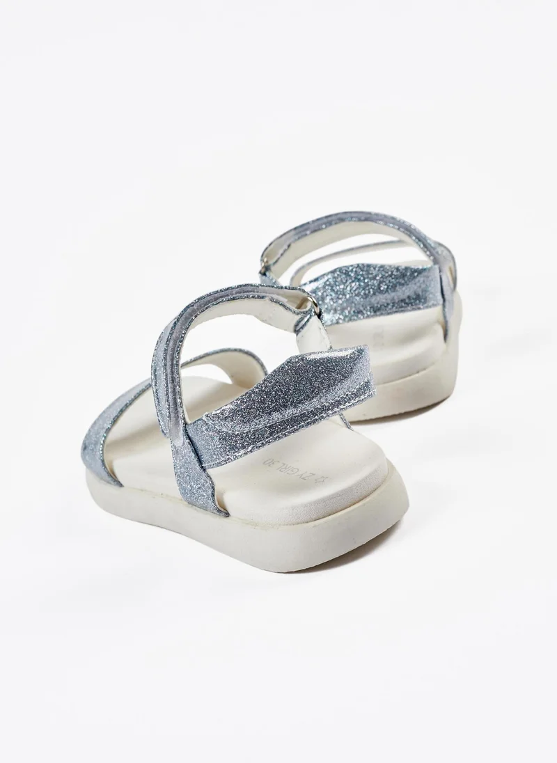 زيبي Zippy Sandals with Glitter for Girls ZY Superlight Runner