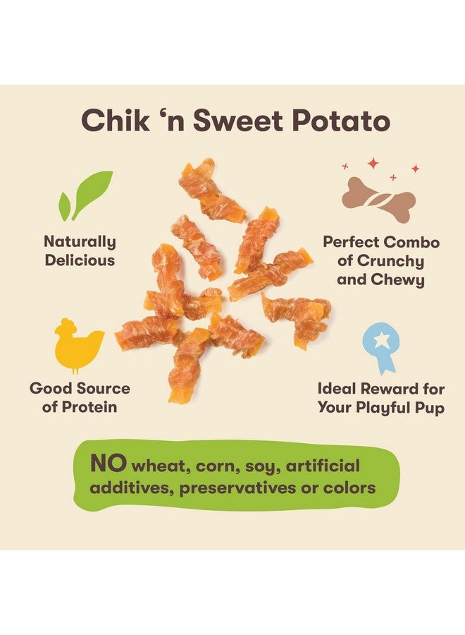 Pet 'n Shape Sweet Potato Chews - Natural Chicken Wrapped Sweet Potato Dog Treats - 42 Ounce - Image 3