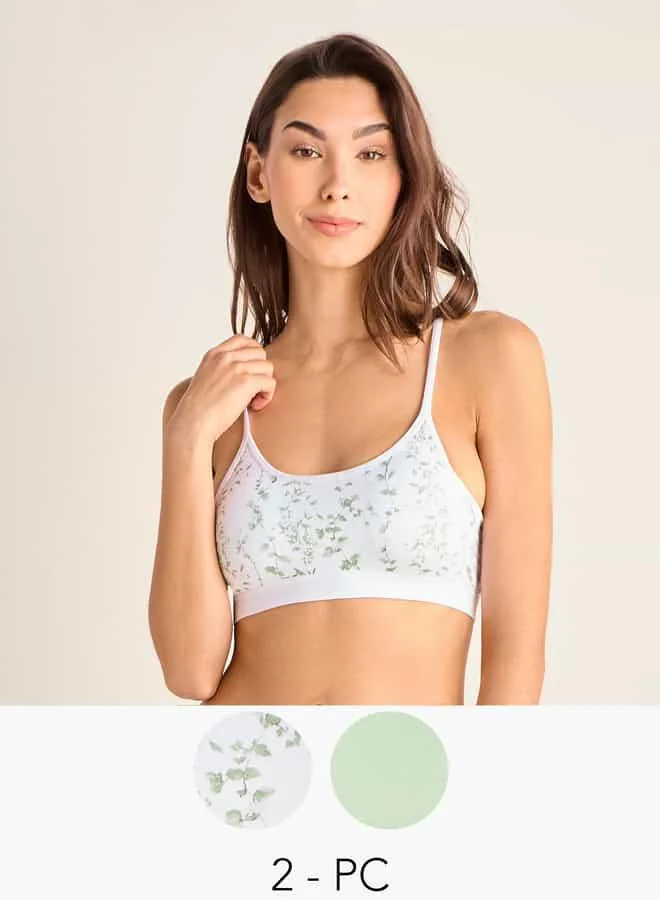 Splash FAV Set of 2 - Assorted Teen Bra with Adjustable Straps