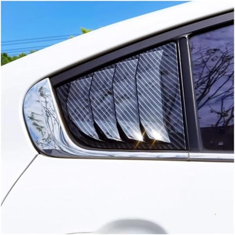 Wivplex Rear Side Louver Window Trim Cover for Kia Forte K3 - Image 3