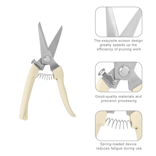 PEUTIER Goat Hoof Trimmers, Stainless Steel Hoof Trimming Tool with Spring Hooves Shears Sheep Nail Clippers for Pig, Horse, Livestock - Image 3