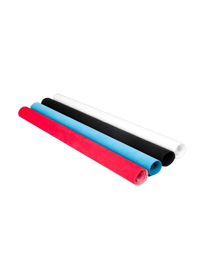 NIBEMINENT 4-Piece Photography Backdrops Flocked Fabric Set Multicolour - Image 1