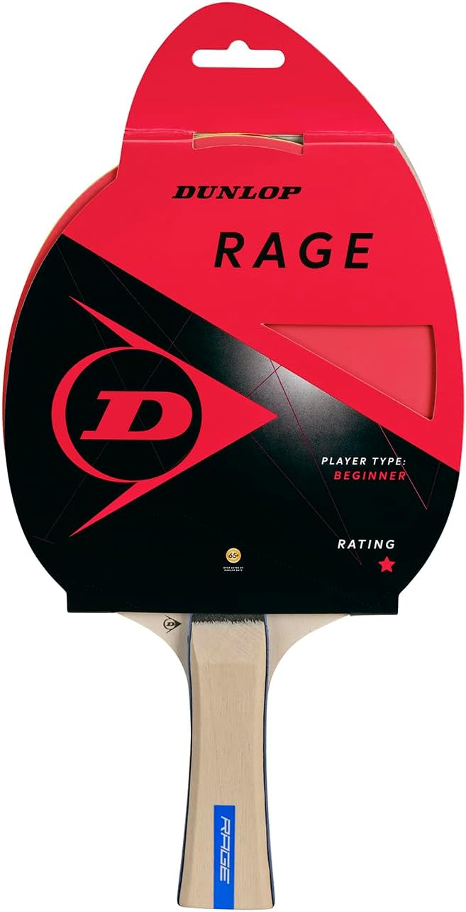Dunlop Sports Tt Bat Rage – Table Tennis Paddle For Spin, Control & Speed - Image 4