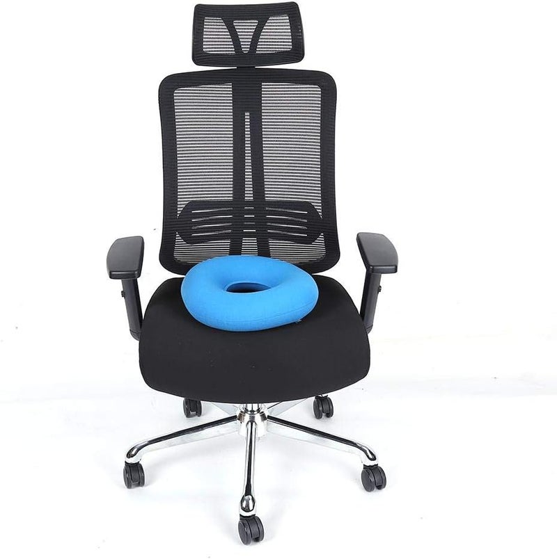 comfrt Inflatable Seat Cushion Pad, Office Chair Seat Cushion Back Pain Relief Pad with Pump for Office Chair, Car, Truck & Wheelchair, Red - Image 2