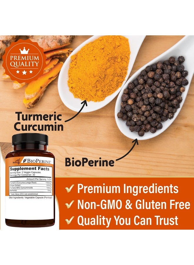 NEW AGE Turmeric Curcumin Capsules - Standardized Curcuminoids - Non-GMO, Gluten Free 180 Count (Pack of 2) - Image 5