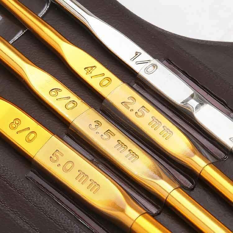 Tulip Crochet Hook Set, Classic One 7-PC Crochet Hook Set & Yarn Needles with Case - Image 4