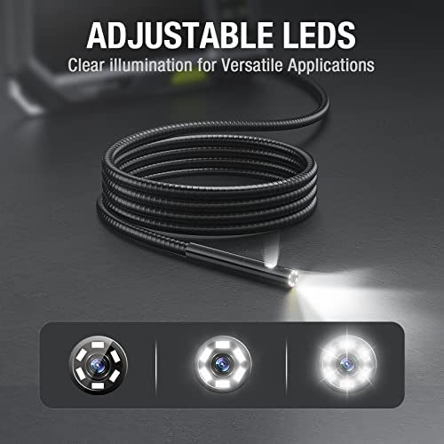 Teslong Endoscope Replacement Cable with Light, Dual Lens Inspection Camera 5.5mm/0.21inch Waterproof Probe Compatible with NTS500, NTS300(3.3FT) - Image 4