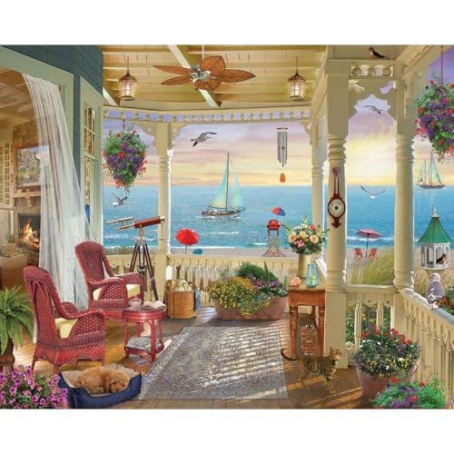 White Mountain Puzzles Summer Breeze, 1000 Piece Jigsaw Puzzle - Image 2