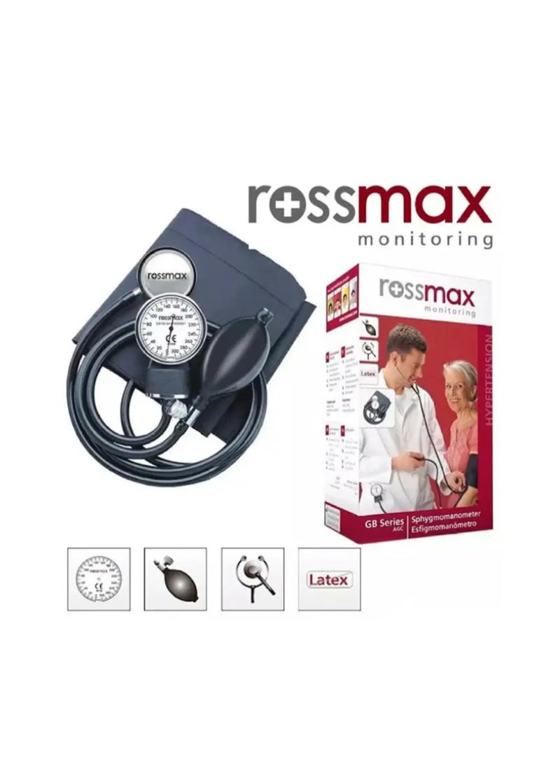 روزماكس جهاز قياس ضغط الدم اليدوي (أنيرويد) Rossmax GB102 مع سماعة طبية - Image 2