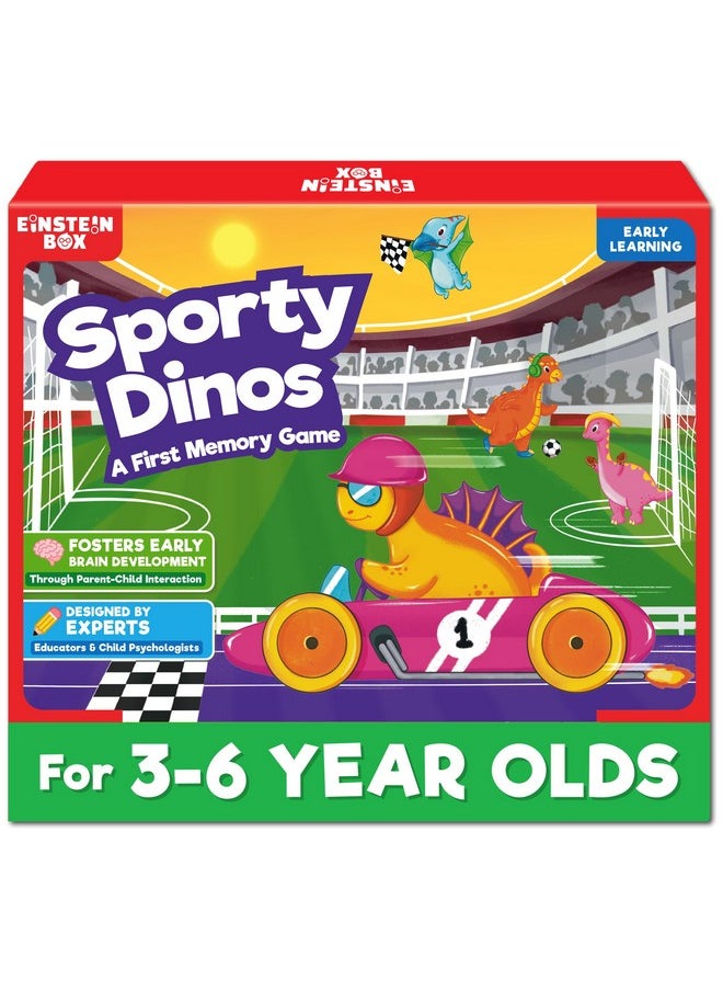 Einstein Box Einstein Box Sporty Dinos Game for Kids 3+ Years Old | Toys & Gifts for Boys & Girls Ages 3,4,5,6 Years | Kids Games | Birthday Gift for Kids Ages 2,3,4,5 Years | Educational Toys |  - Image 1