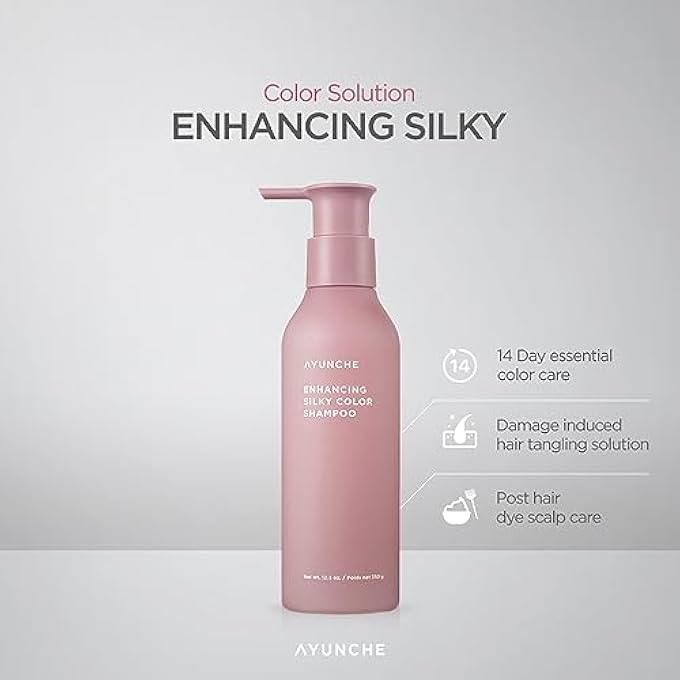 AYUNCHE SILKY SHAMPOO AND HAIR MASK MINI KIT (1OZ) - INTENSIVE CARE FOR DYED, DAMAGED AND TANGLED HAIR | NO SPLIT ENDS | KOREAN SALON BRAND - Image 3