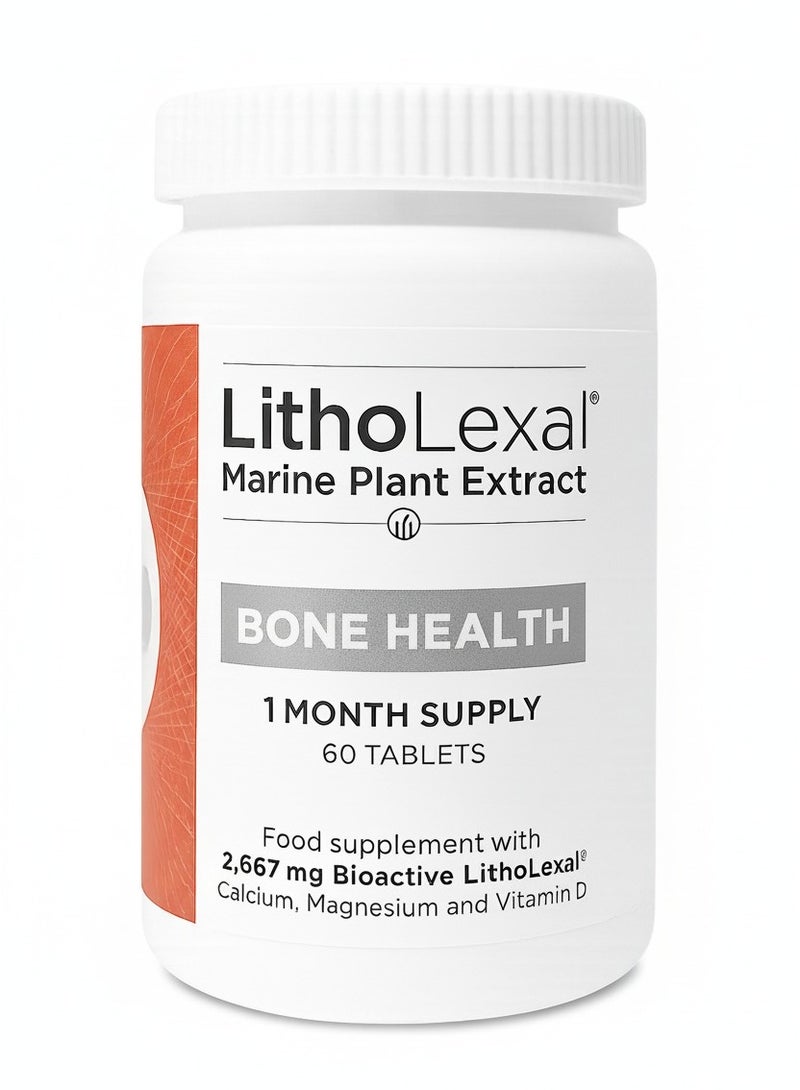 LithoLexal Bone health Supplement, containing Plant-Based Calcium, Magnesium and Vitamin d - Image 1