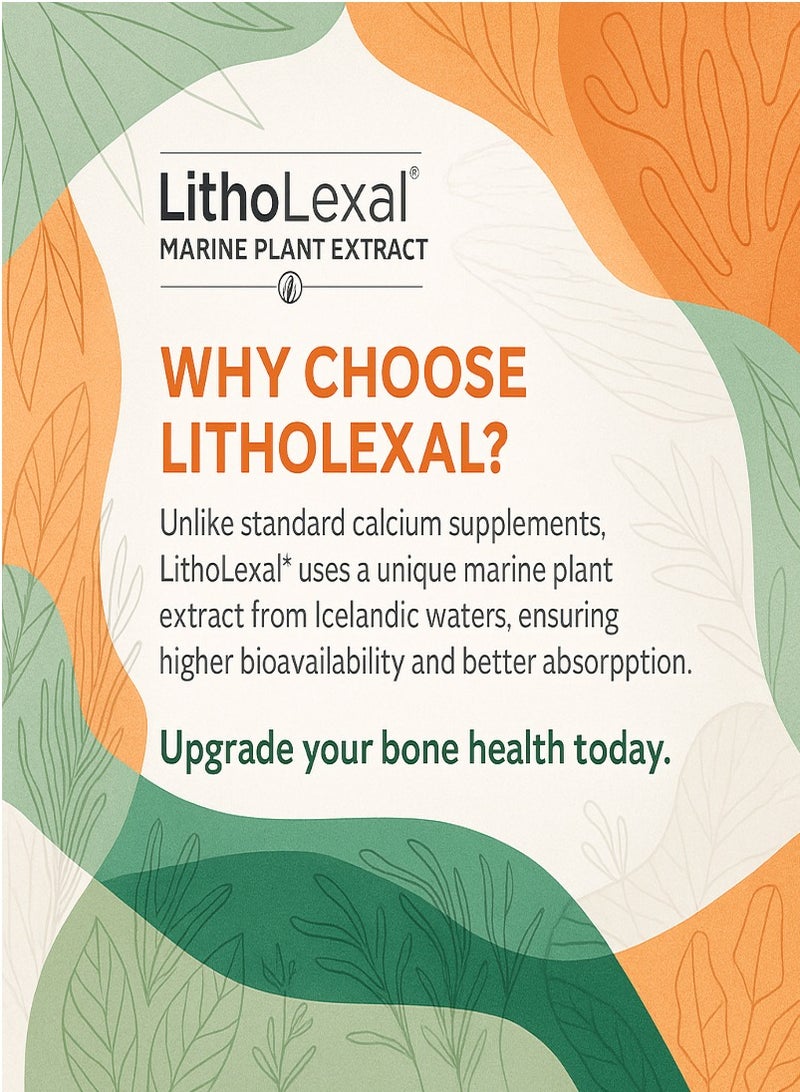 LithoLexal Bone health Supplement, containing Plant-Based Calcium, Magnesium and Vitamin d - Image 5