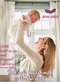 Cmbear Upgrade Version Breast Milk Shells With Anti-Flow Stopper - 2 Shells  - Image 5