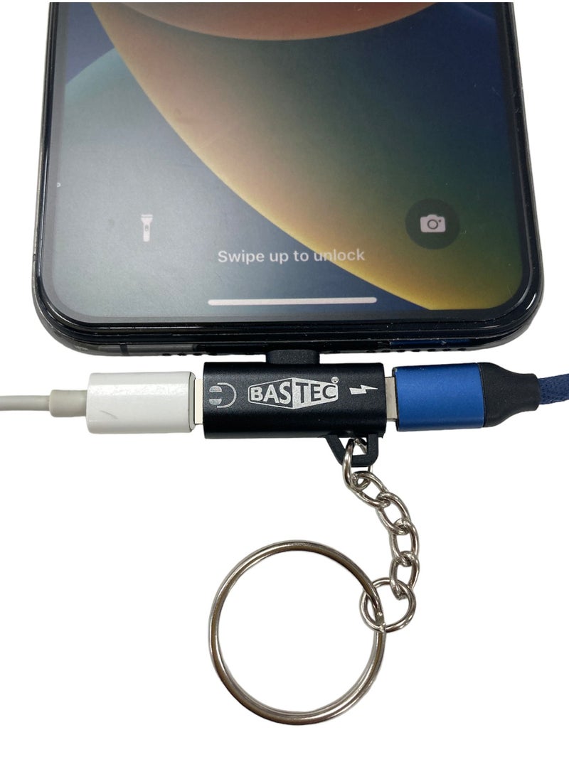 Bastec Adapter from Bastec to Use two Lightning Ports for Headphones and Charger at the same time for Apple Devices  - Image 3