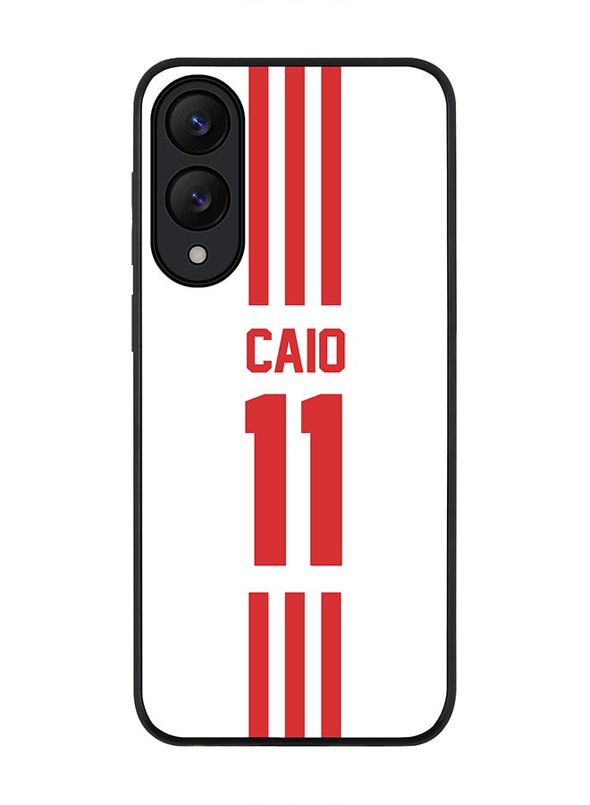Stylizedd For Samsung Galaxy S25 Edge Case,Slim fit Camera Protection, Shockproof Thin Phone cover  - Football - UAE,  Caio