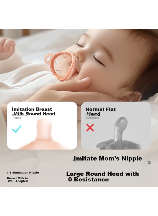 Garkoko Pacifier For 0-3 Months, Breast Milk, Anti-colic, Ultra-light, Newborn Baby Toy, Silicone, Soothing, Comforting Baby - Image 1