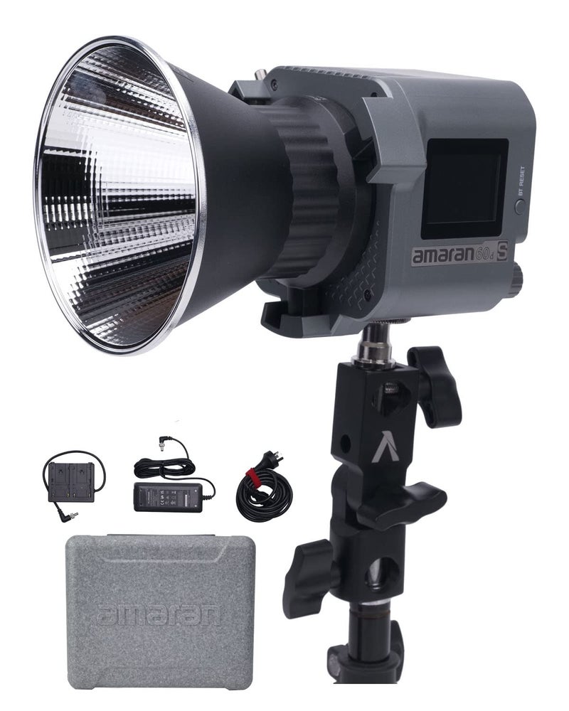 Aputure amaran 60dS Video Lighting,amaran 60d Studio Light,65W Bowens Mount LED Video Light,App Control,DC/AC Power Supply,Photography Lighting - Image 1