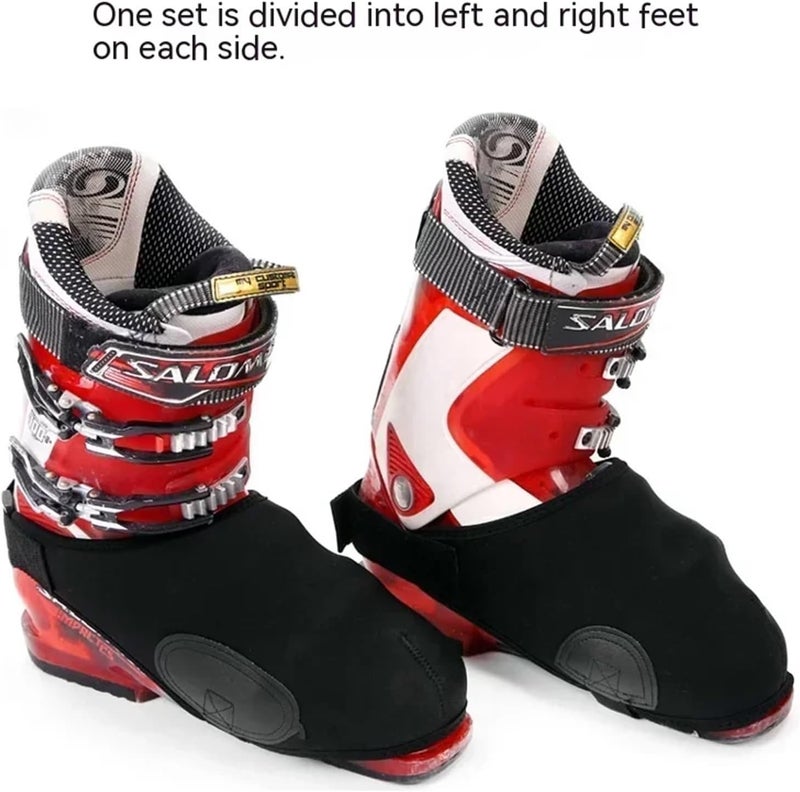 Ski Shoe Covers Dual Skate Snowshoe Covers, Windproof Insulated Ski Boot Covers Polyester for Skiing Accessories Gift - Image 4