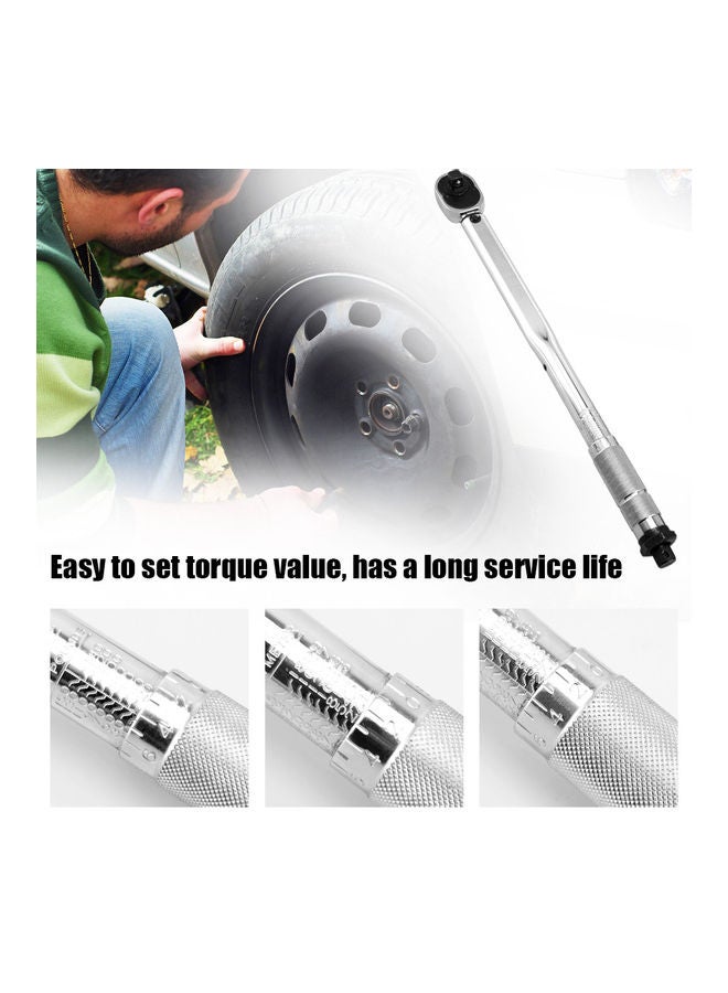 5-Piece Adjustable Tire Torque Wrench Set Silver 49x7x8cm - Image 5