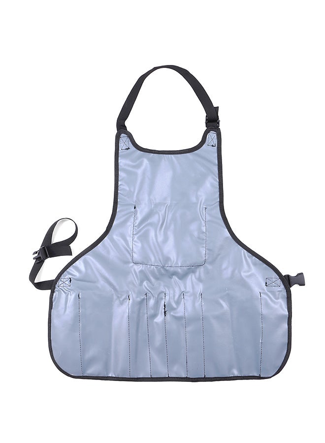 NIBEMINENT Waterproof Canvas Apron Tools Bag Grey/Black 0.23kg - Image 2