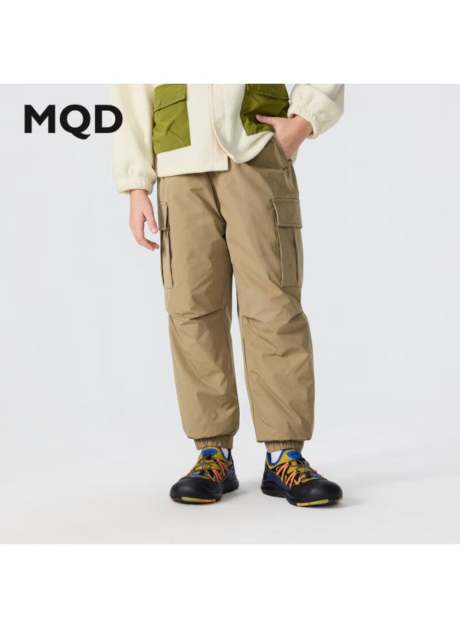 Mqd Boys' Winter  New Outdoor Cargo Jogger Casual Down Pants - Image 1