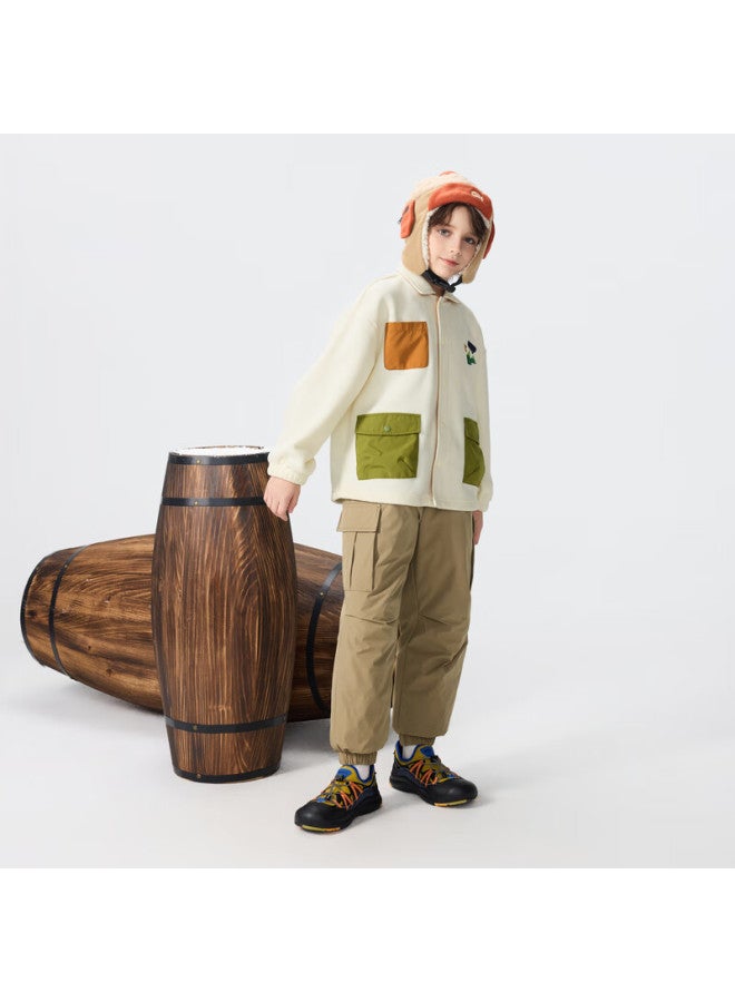 Mqd Boys' Winter  New Outdoor Cargo Jogger Casual Down Pants - Image 2