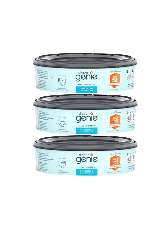 playtex - Playtex Diaper Genie Refill (810 Count Total - 3 Pack of 270 Each) - Image 1