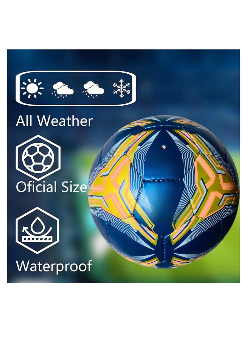 ALLKING Soccer Football Ball - Pro Football Quality - Size 5 - High Performance Precision and Control - Durable for Matches and Training - Image 2