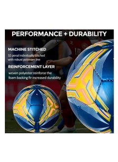 ALLKING Soccer Football Ball - Pro Football Quality - Size 5 - High Performance Precision and Control - Durable for Matches and Training  - Image 3