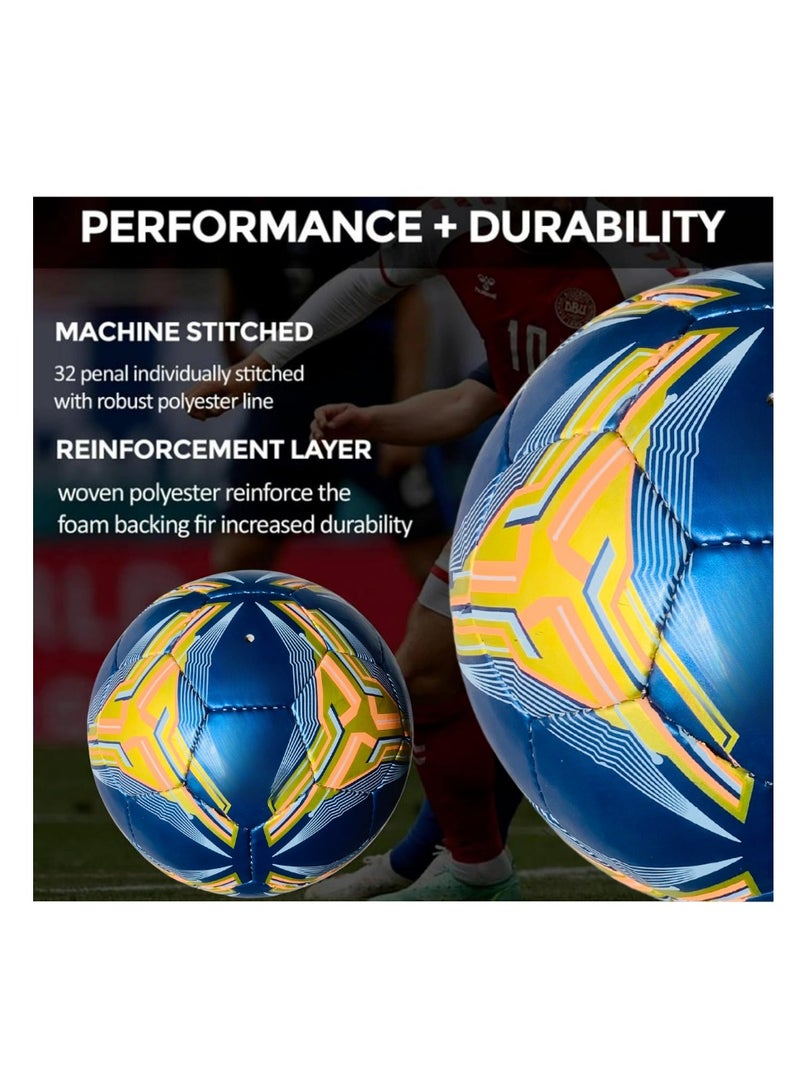 ALLKING Soccer Football Ball - Pro Football Quality - Size 5 - High Performance Precision and Control - Durable for Matches and Training - Image 3