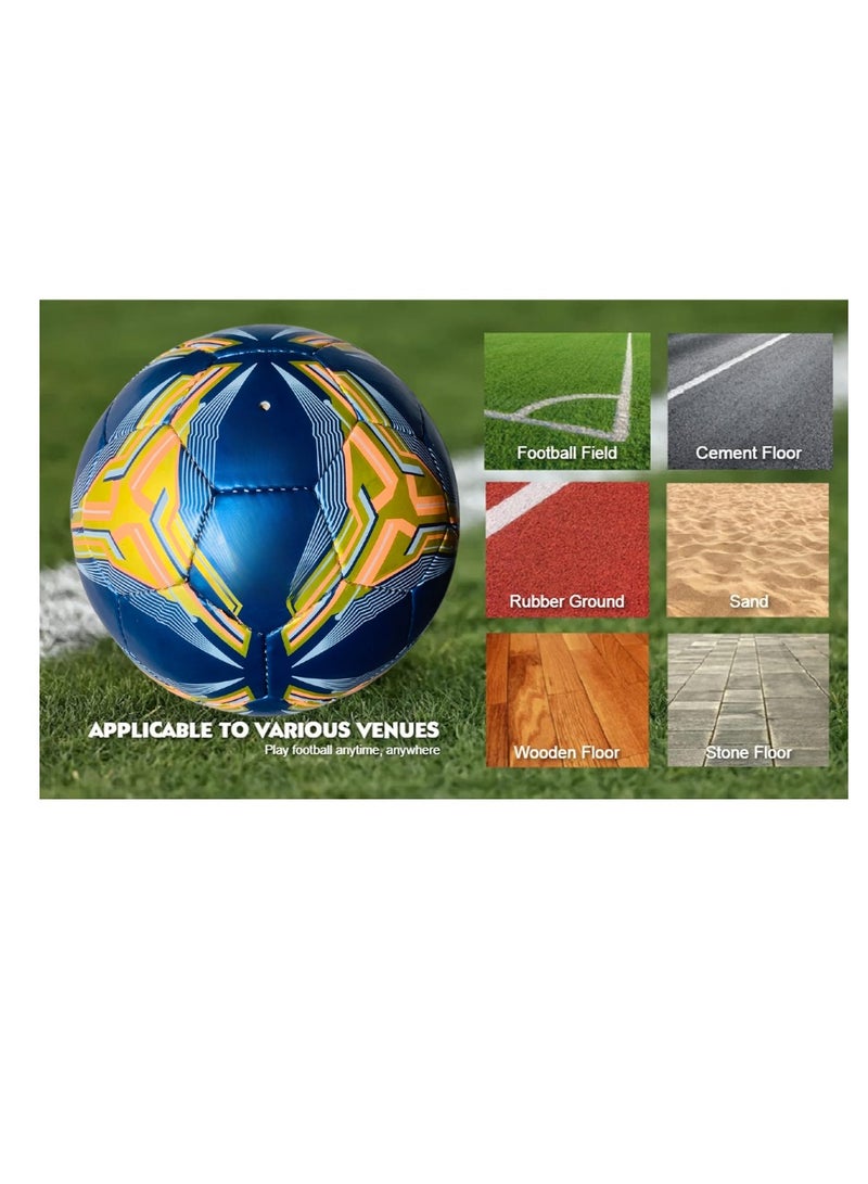 ALLKING Soccer Football Ball - Pro Football Quality - Size 5 - High Performance Precision and Control - Durable for Matches and Training - Image 4