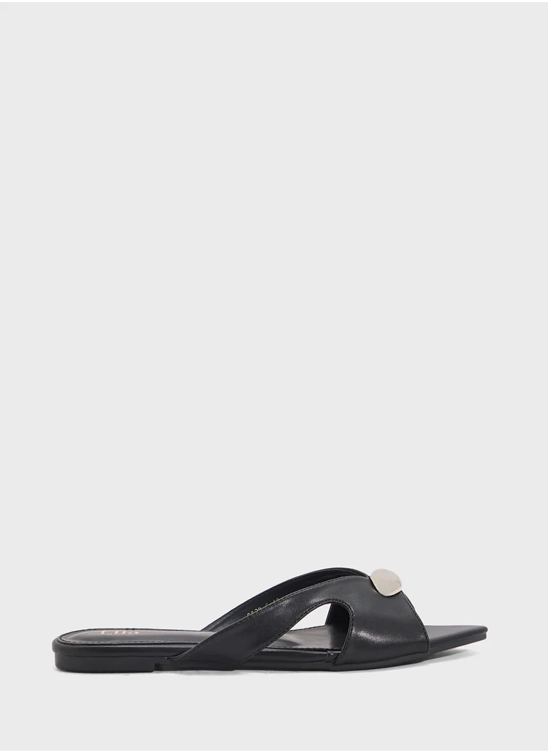 ELLA Pointed Flat Sandal