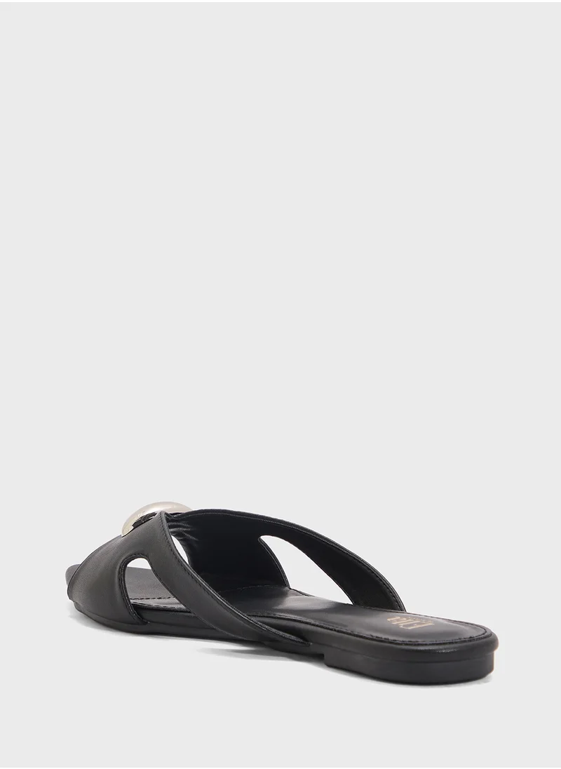 ELLA Pointed Flat Sandal