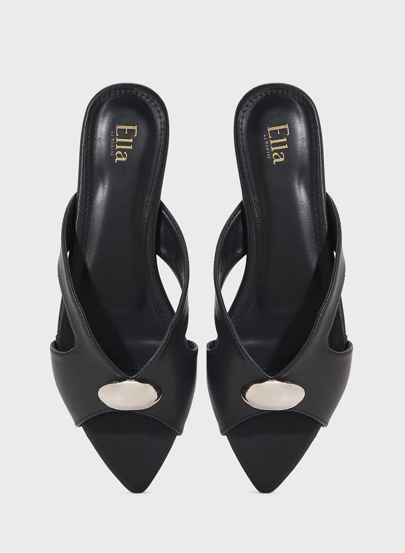 ELLA Pointed Flat Sandal  - Image 4