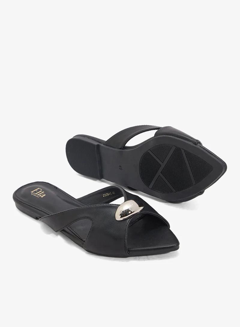 ELLA Pointed Flat Sandal