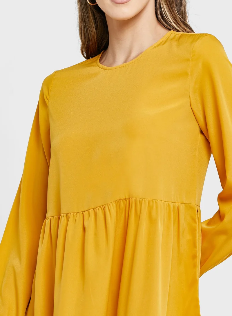 VERO MODA Tiered Longsleeve Dress