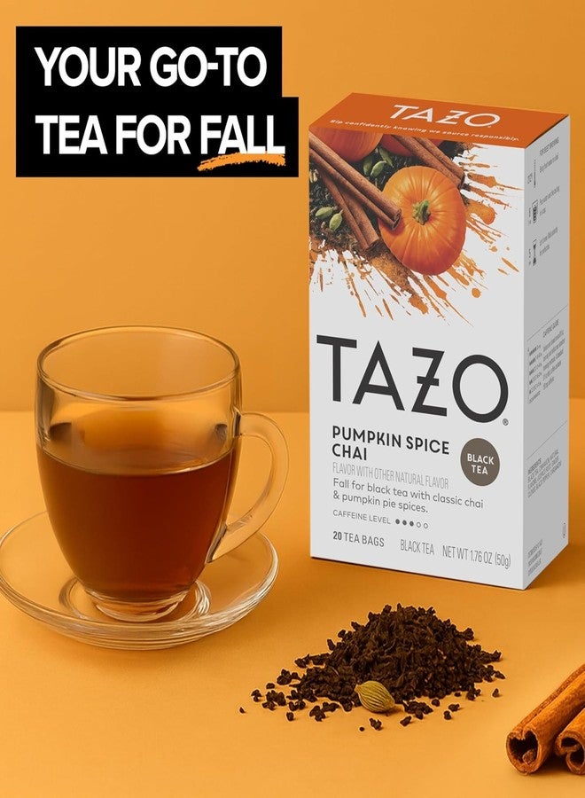 Tazo Chai Tea Pumpkin Spice 60 Bags (3 Pack) - Image 3