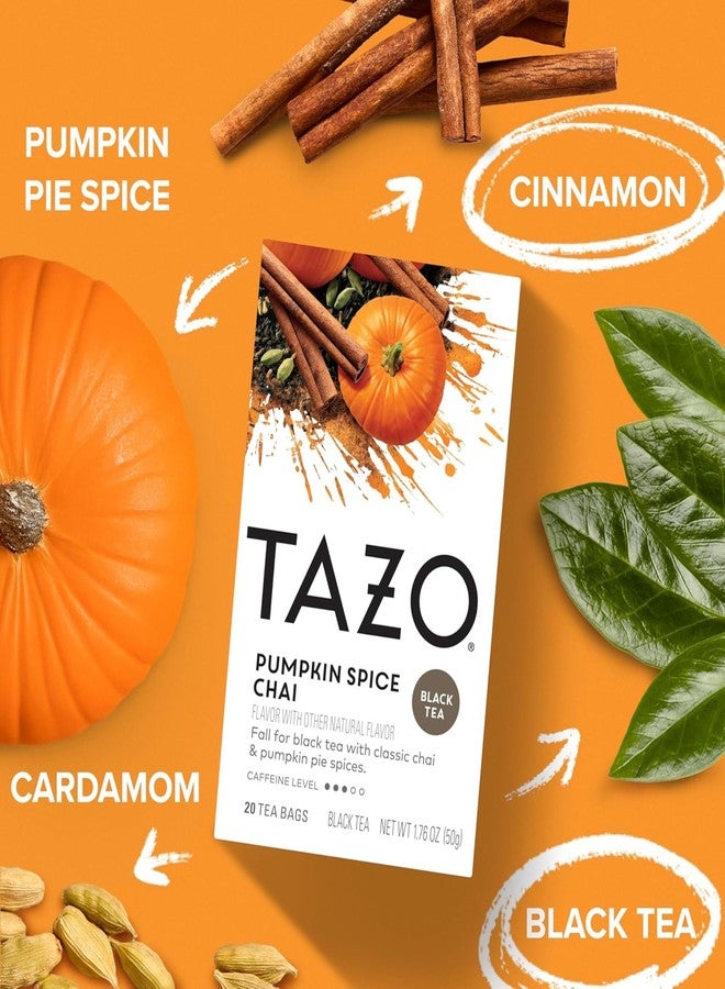 Tazo Chai Tea Pumpkin Spice 60 Bags (3 Pack) - Image 2