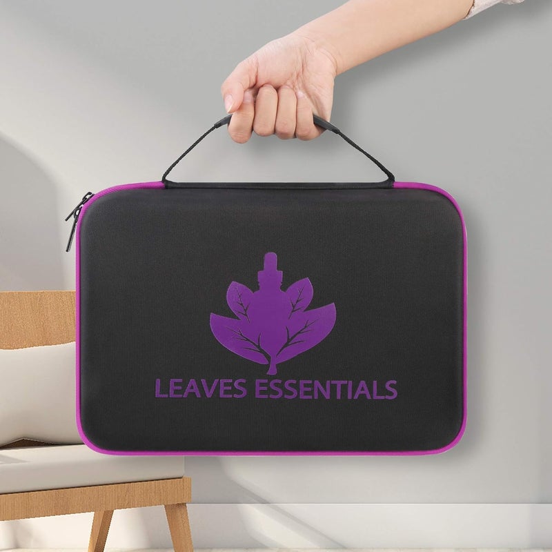 Canboc Essential Oil Storage Holder Organizer Carrying Case, Essential Oils Box Holds 70 Bottles 5ml 10ml 15ml 20ml Bottle for doTerra, Young Living Oils, Essential Oil Bag with Labels & Bottle Opener - Image 4