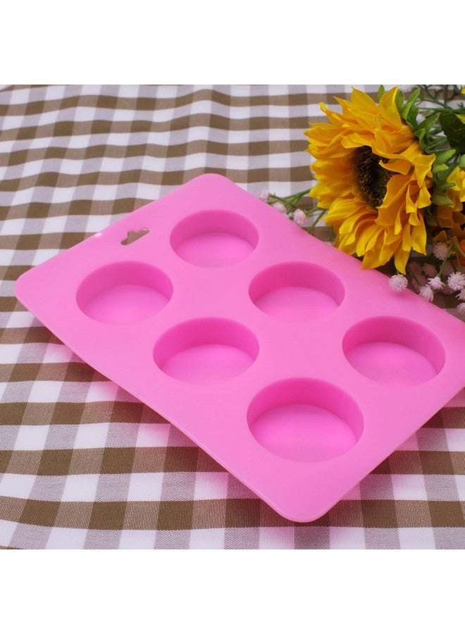 X-Haibei Round Guest Basic Soap Lotion Bar Silicone Mold Dia. 2 inch,Height 0.7 inch per Cavity 2oz per Cell - Image 3